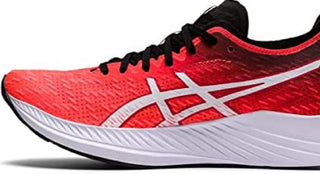 ASICS Women's Magic Speed Running Shoes Sunrise RED/White Size 6.5 B Medium US