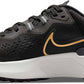 Nike Women's React Miler 2 Running Shoes Black/Gold Size 10 B Medium US