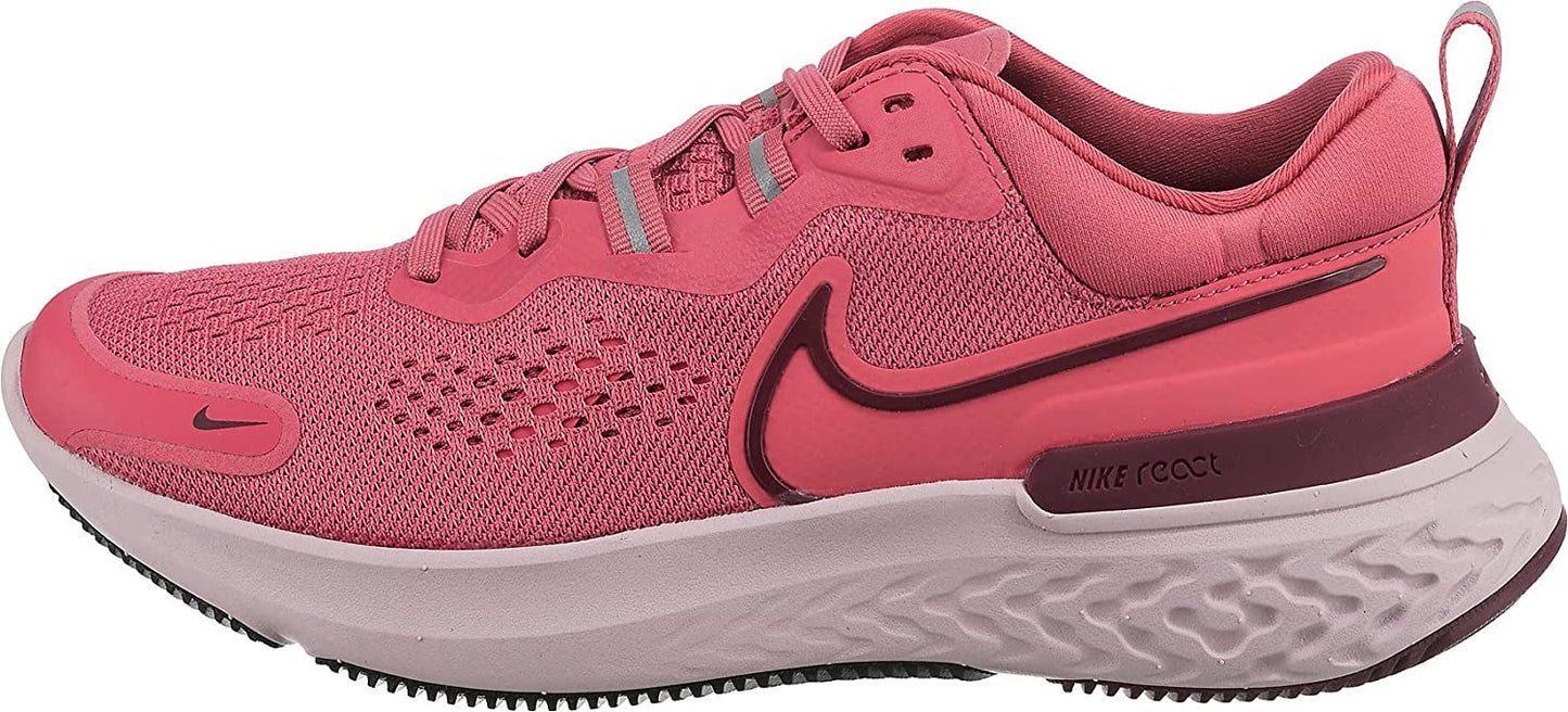 Nike Women's React Miler 2 Running Shoes Archaeo Pink/Beetroot Size 6.5 B Medium US