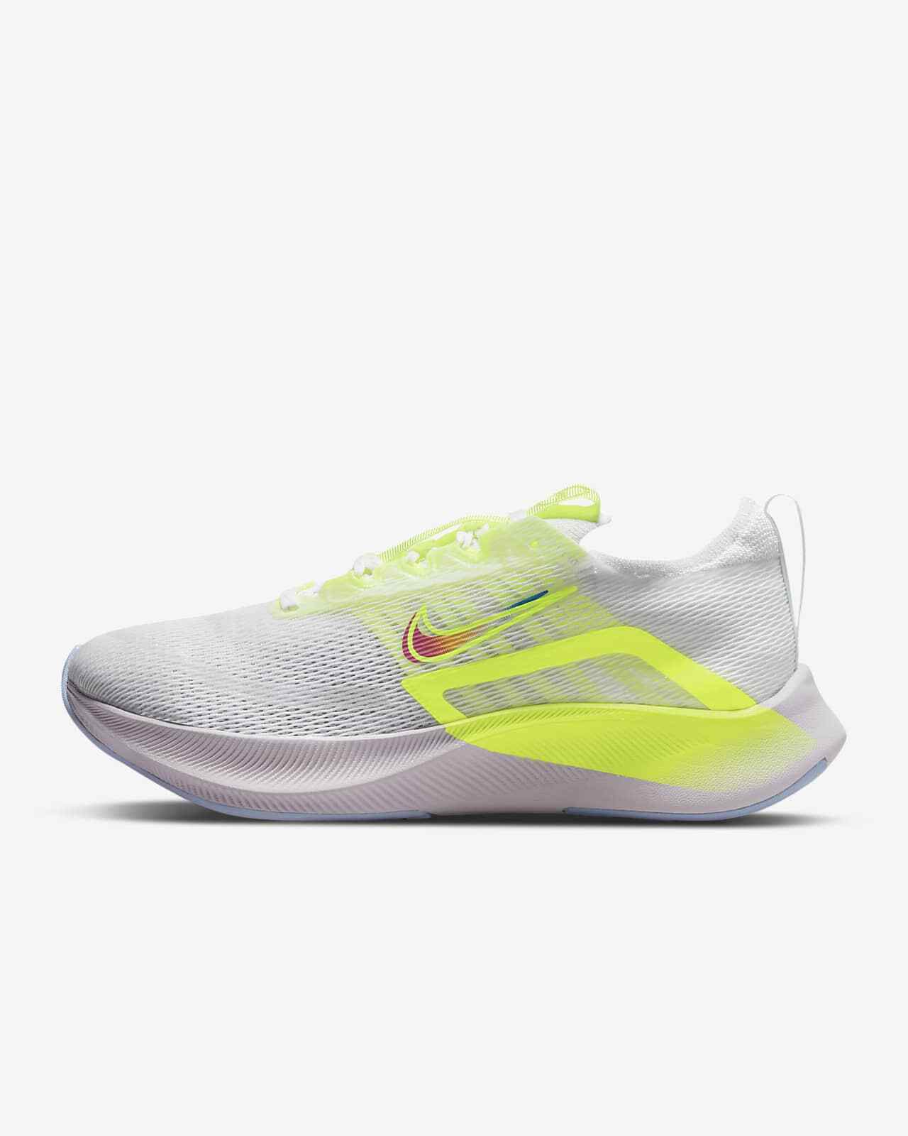 Nike Women's Zoom Fly 4 Running Shoes Yellow