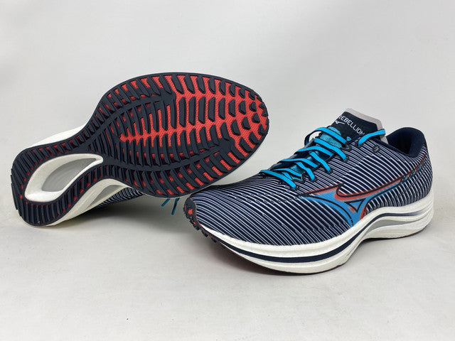 Mizuno Women's Wave Rebellion Running Shoes Blue Size 11 B (M)
