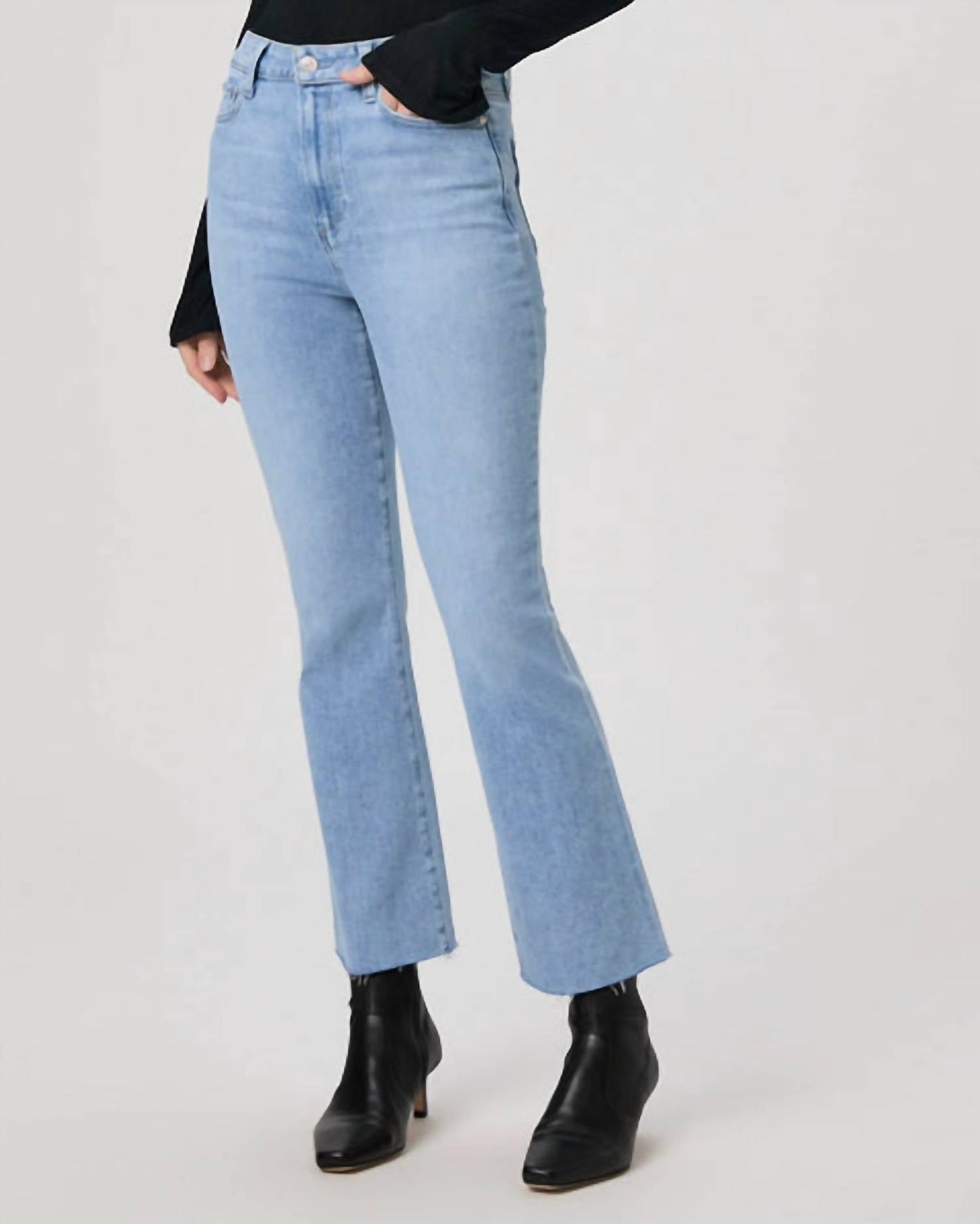 Paige - Claudine With Raw Hem Jean