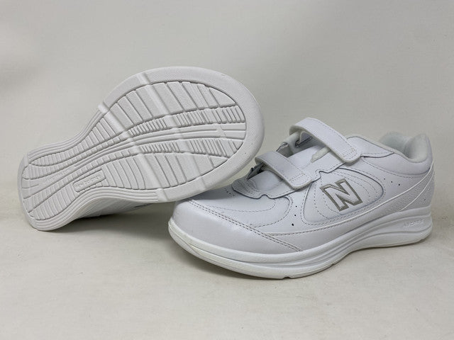 New Balance Women's 577 V1 Hook & Loop Walking Shoes White Size 8.5 2E X Wide Us