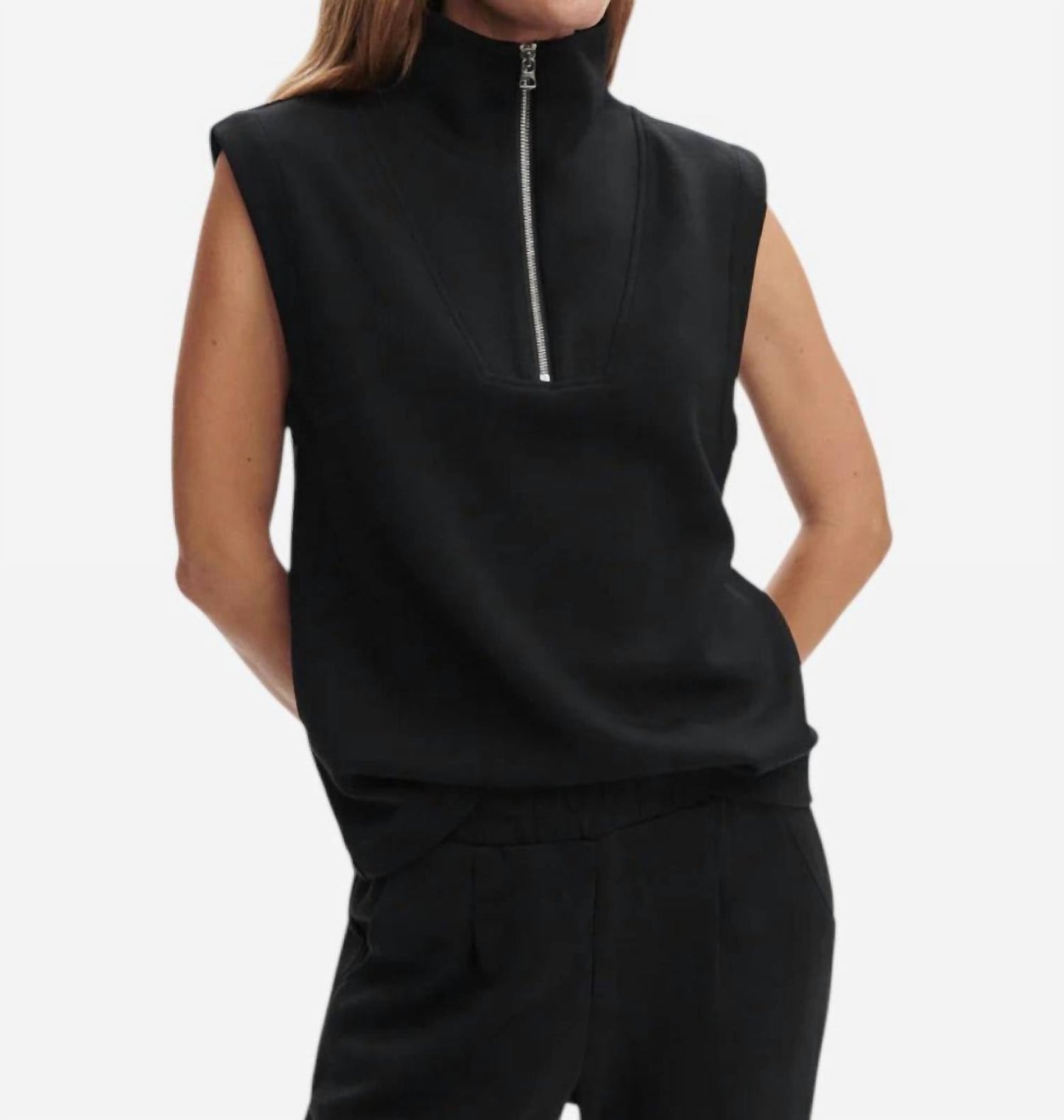Varley - Women's Magnolia Half Zip Tank Top