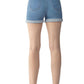 Risen - High Rise Clean Roll Up Shorts