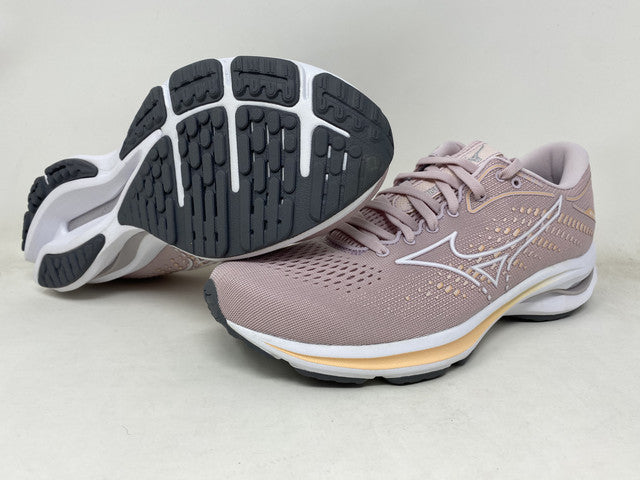 Mizuno Women's Wave Rider 25 Running Shoes Pale Lilac/White Size 9 B Medium US