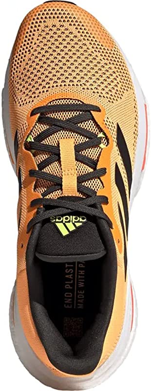 adidas Men's Solar Glide 5 Running Shoes Flaora/Carbon/Turbo Size 11 D (M) Us