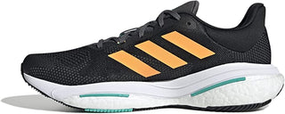 adidas Men's Solar Glide 5 Running Shoes Black/Orange/Mint