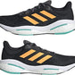 adidas Men's Solar Glide 5 Running Shoes Black/Orange/Mint