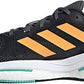 adidas Men's Solar Glide 5 Running Shoes Black/Orange/Mint