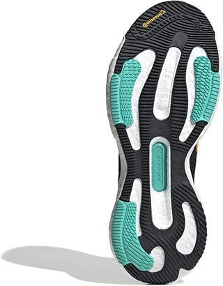 adidas Men's Solar Glide 5 Running Shoes Black/Orange/Mint