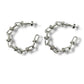Jagged Halo Jewelry - Women's Grit Hoop Earrings