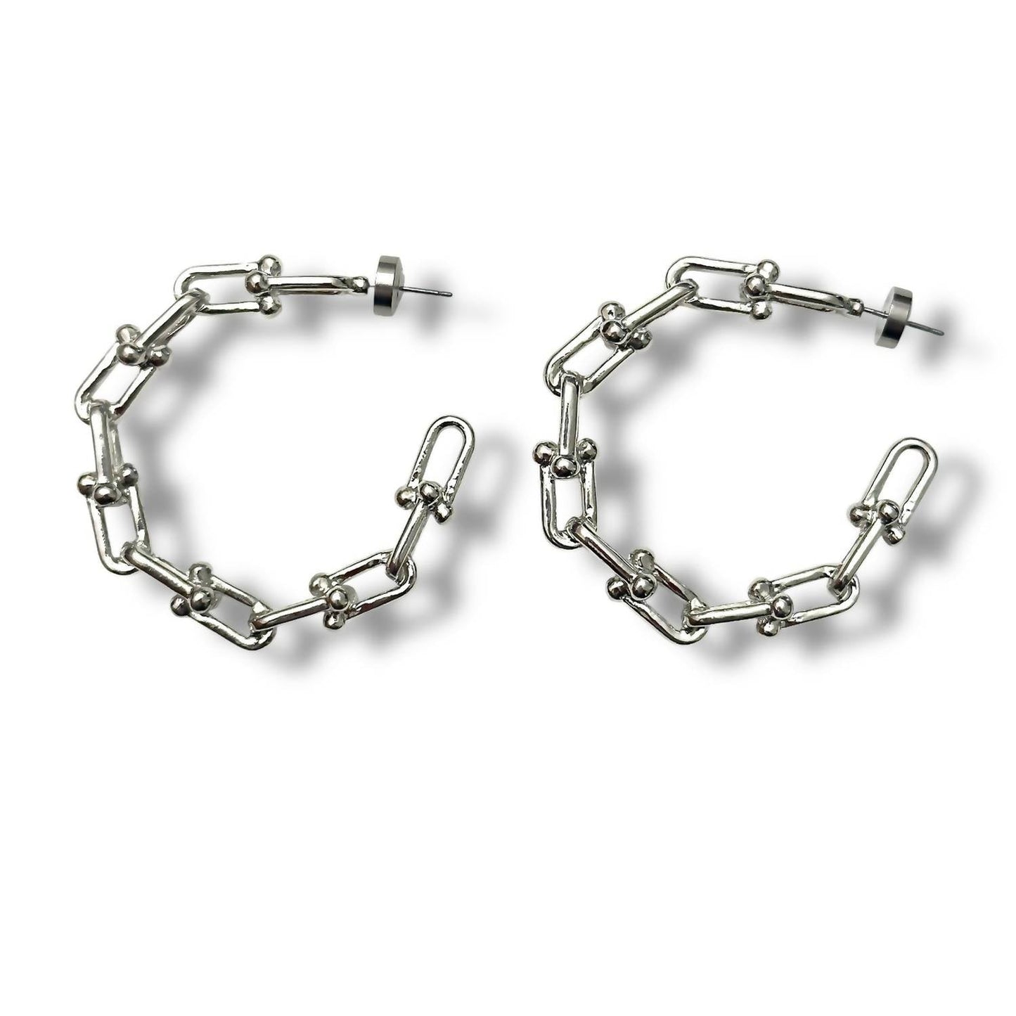 Jagged Halo Jewelry - Women's Grit Hoop Earrings
