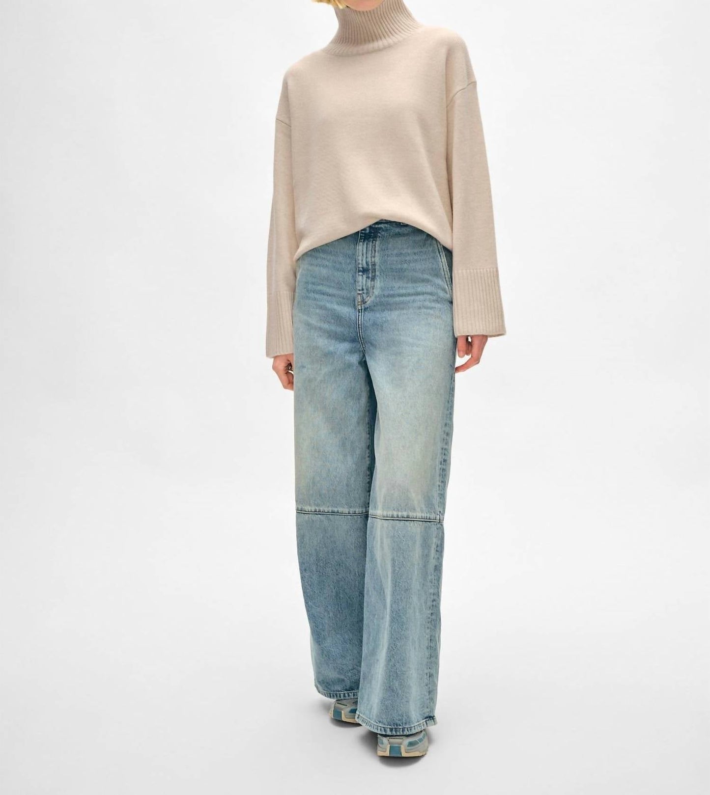 White + Warren - Cashmere Stand Neck Sweater