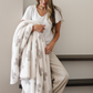 Double-Layer Bamboni XL Bamboo Rayon Throw Blanket
