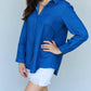 Doublju - Denim Button Down Shirt Top
