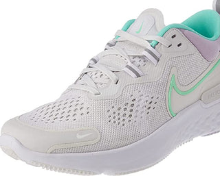 Nike Women's React Miler 2 Running Shoes Green Size 9.5 B Medium US