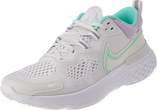 Nike Women's React Miler 2 Running Shoes Green Size 9.5 B Medium US