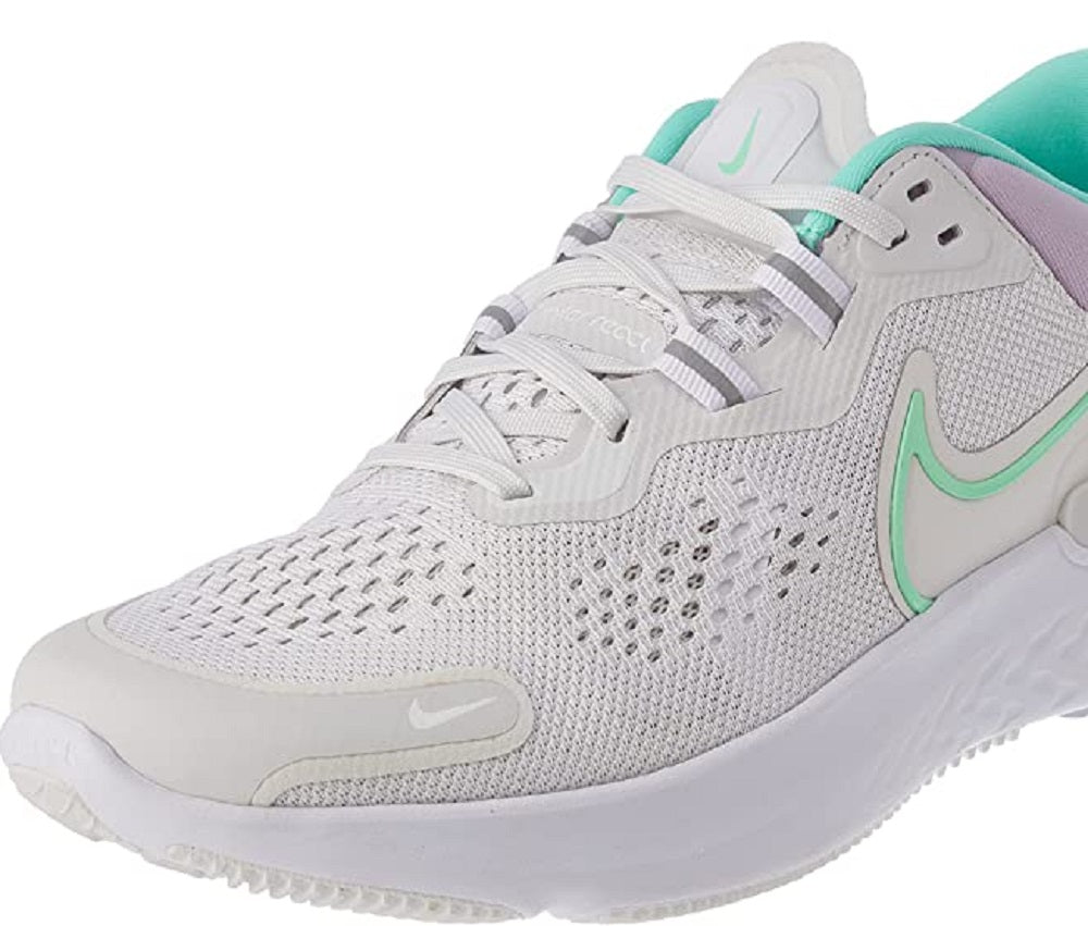 Nike Women's React Miler 2 Running Shoes Green Size 11 B Medium US