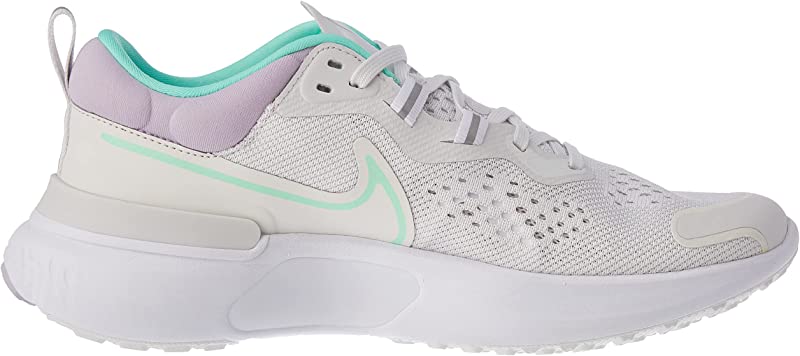 Nike Women's React Miler 2 Running Shoes Green Size 11 B Medium US