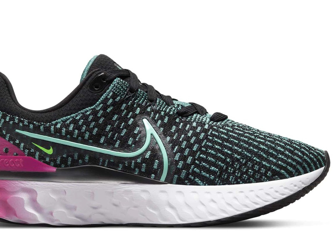 Nike Women's React Infinity Run FK 3 Running Shoes Black Size 11 B Medium US