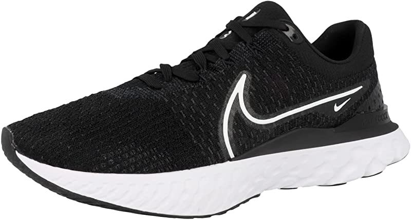 Nike Men's React Infinity Run FK 3 Running Shoes Black Size 9.5 D Medium US