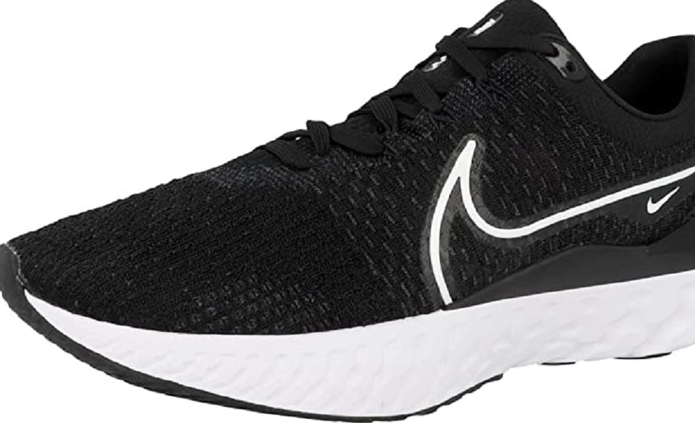 Nike Men's React Infinity Run FK 3 Running Shoes Black Size 13 D Medium US