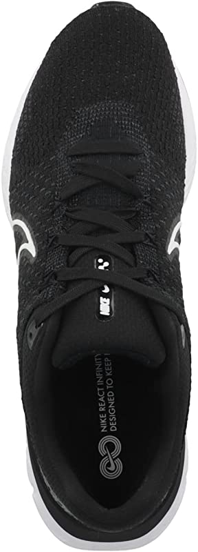 Nike Men's React Infinity Run FK 3 Running Shoes Black Size 13 D Medium US