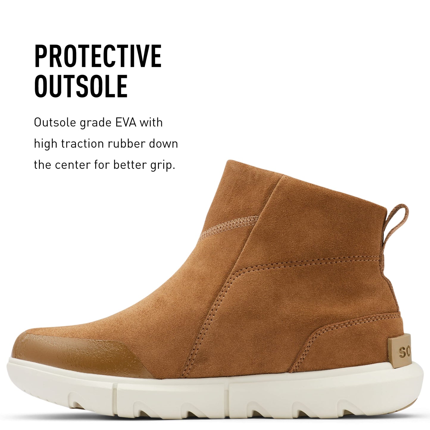 Sorel Women's Explorer II WP Booties Delta/Fawn Size 7.5 B Medium US