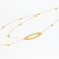 Avenue Chic - Women's Pearl Flower Beaded Necklace