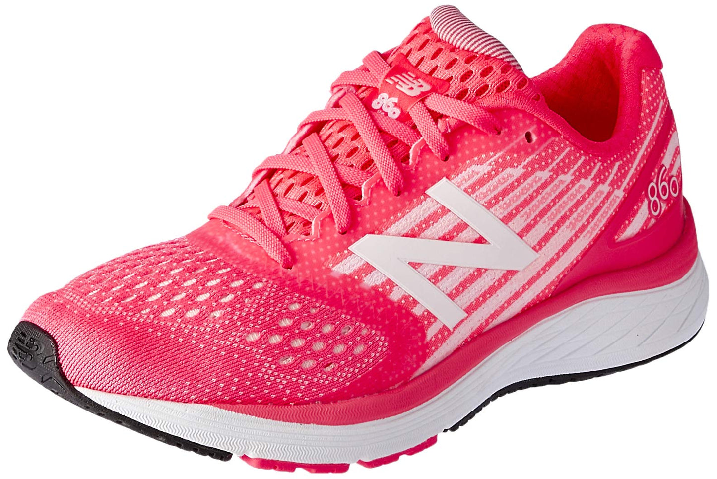New Balance Kid'S 860 V9 Running Shoes Guava/Sunrise Glo Size 5 Big Kid