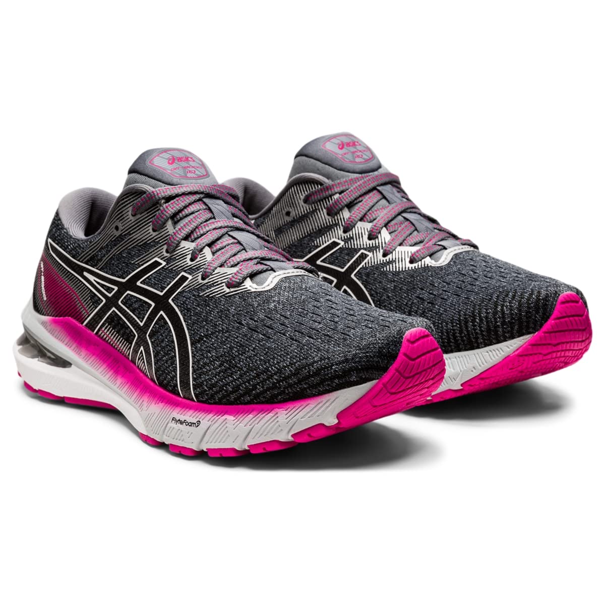 Asics Women's Gt 2000 10 Running Shoes Sheet Rock/Pink Rave Pink Size 9 D Wide Us