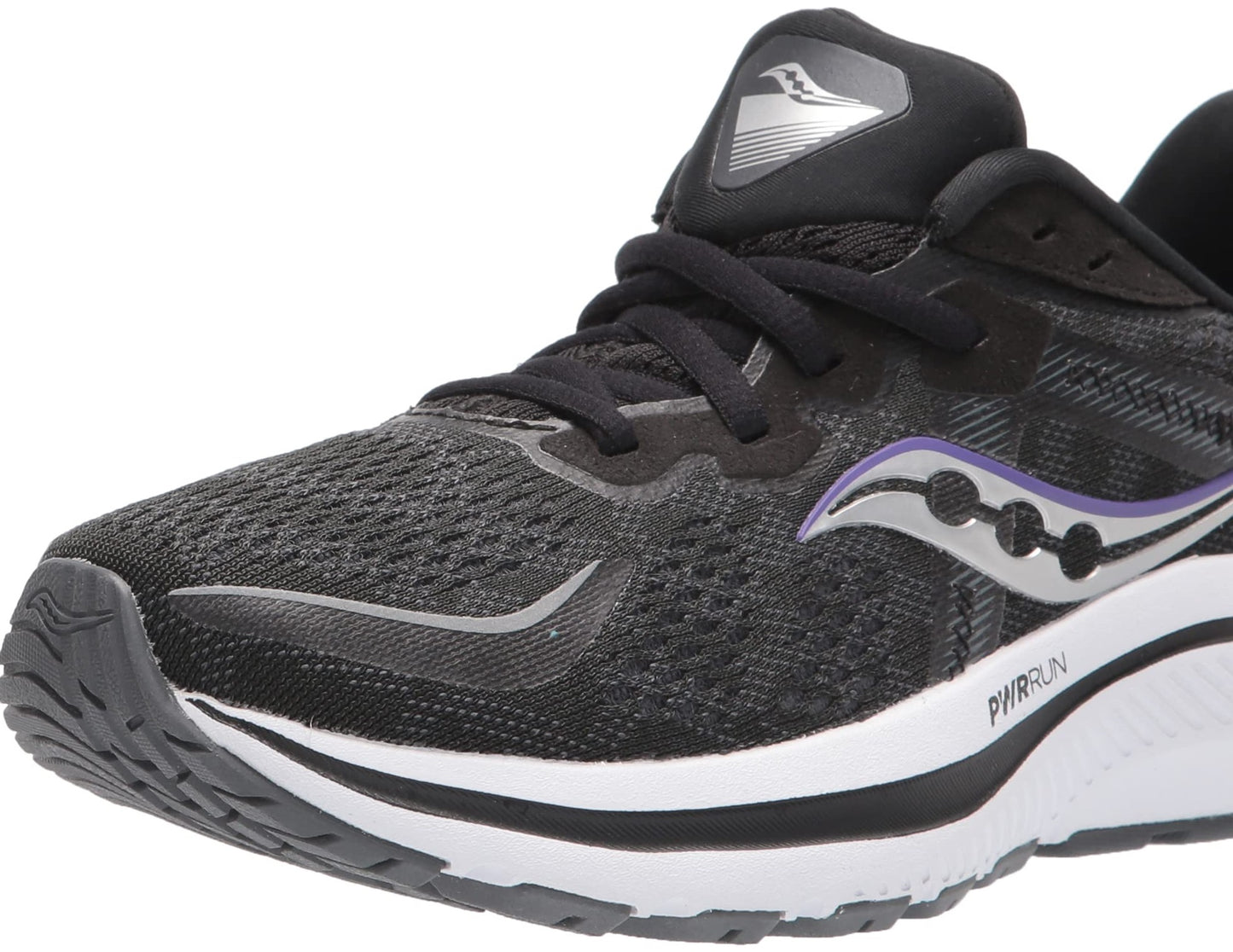 Saucony Women's Omni 20 Running Shoes Black/White Size 11 B (M) Us