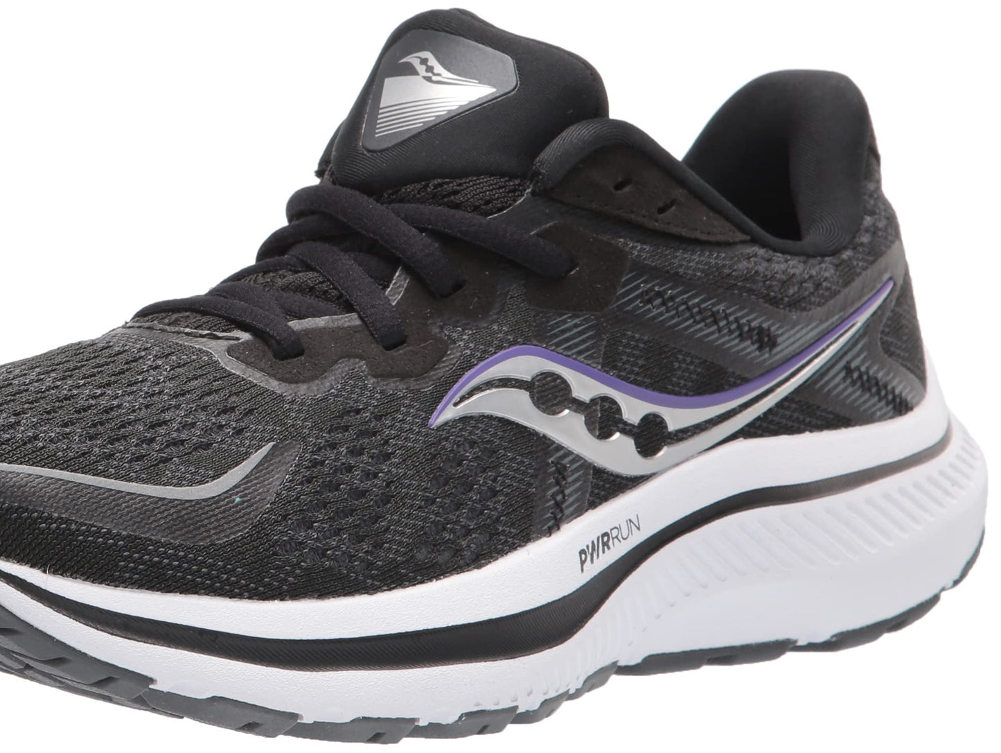 Saucony Women's Omni 20 Running Shoes Black/White Size 11 B (M) Us