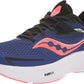 Saucony Men's Ride 15 Running Shoes Sapphire/ViZi Red Size 9 2E Wide US