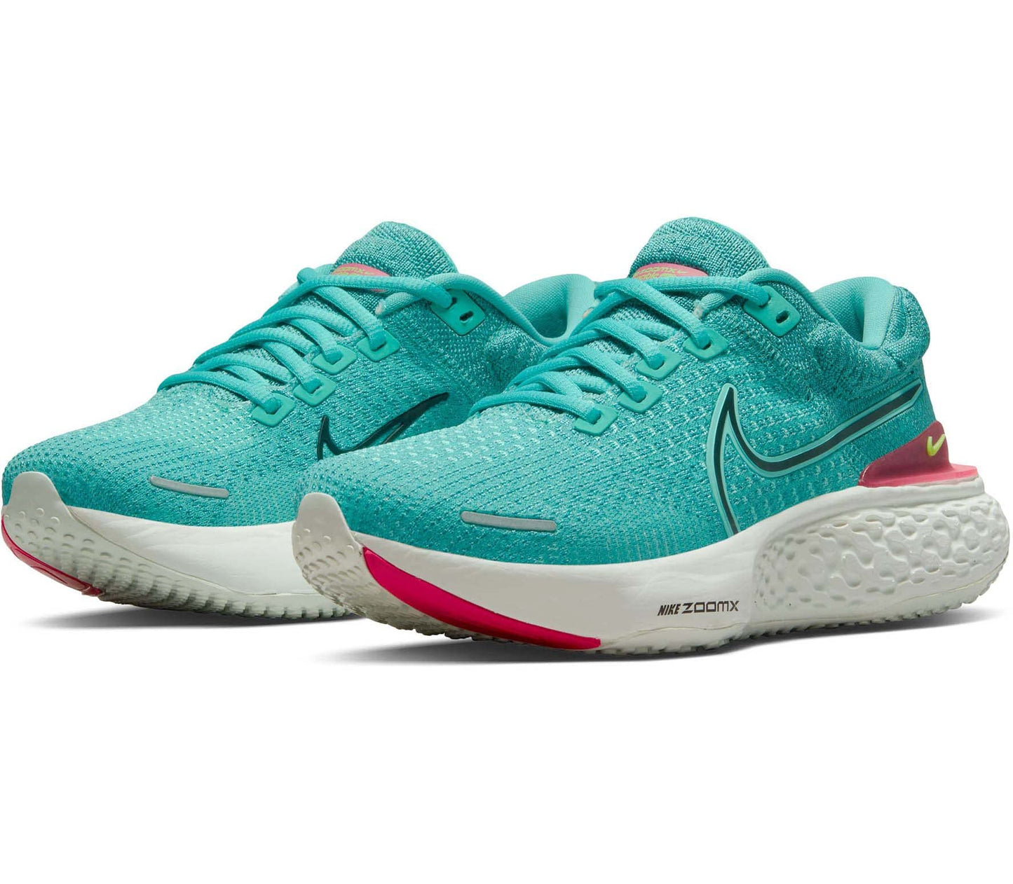 Nike Women's ZoomX Invincible Run FK 2 Run Shoes Teal/Pink Size 8.5 B Medium US