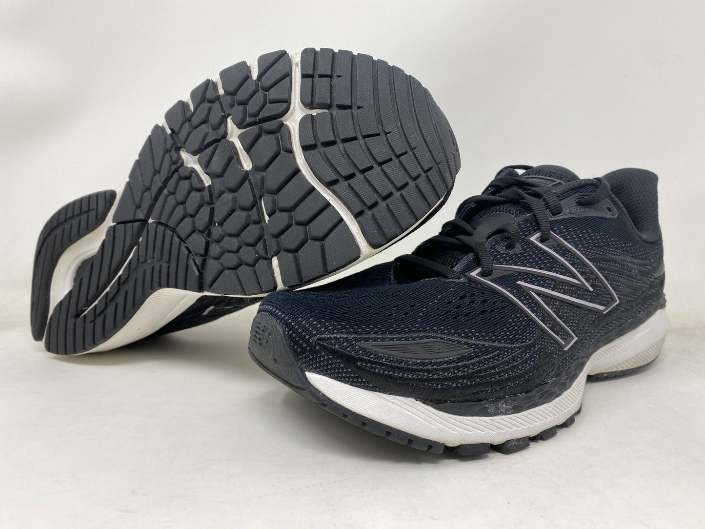 New Balance Women's X 860 V12 Running Shoes Black/White Size 9.5 D Wide US