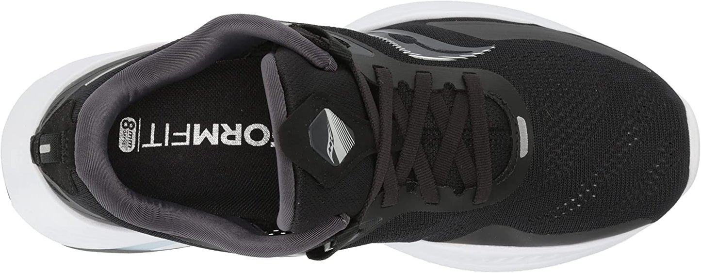 Saucony Women's Guide 15 Running Shoes Black/White Size 10.5 D Wide US