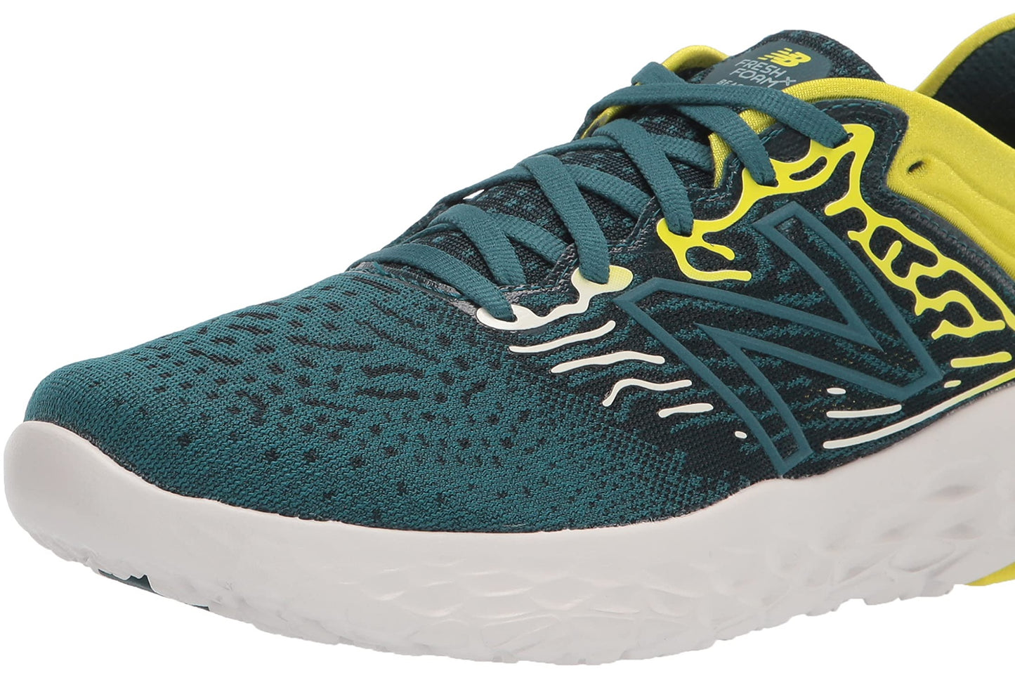 New Balance Men's Beacon V3 Running Shoes Mtn Teal/Yellow Size 7.5 D Medium US