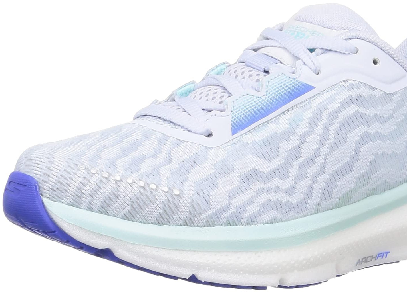 Skechers Women's Go Run Arch Fit Ride 10 Shoes Light Gray Size 8 B Medium US