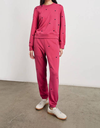 Rails - Kingston sweatpant Pink Midnight Hearts