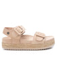 Xti - Women's Suede Flatform Sandals