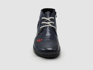 Kcr Group - Women's Medical-Sole Wool-Lined Zip-Up Leather Boots