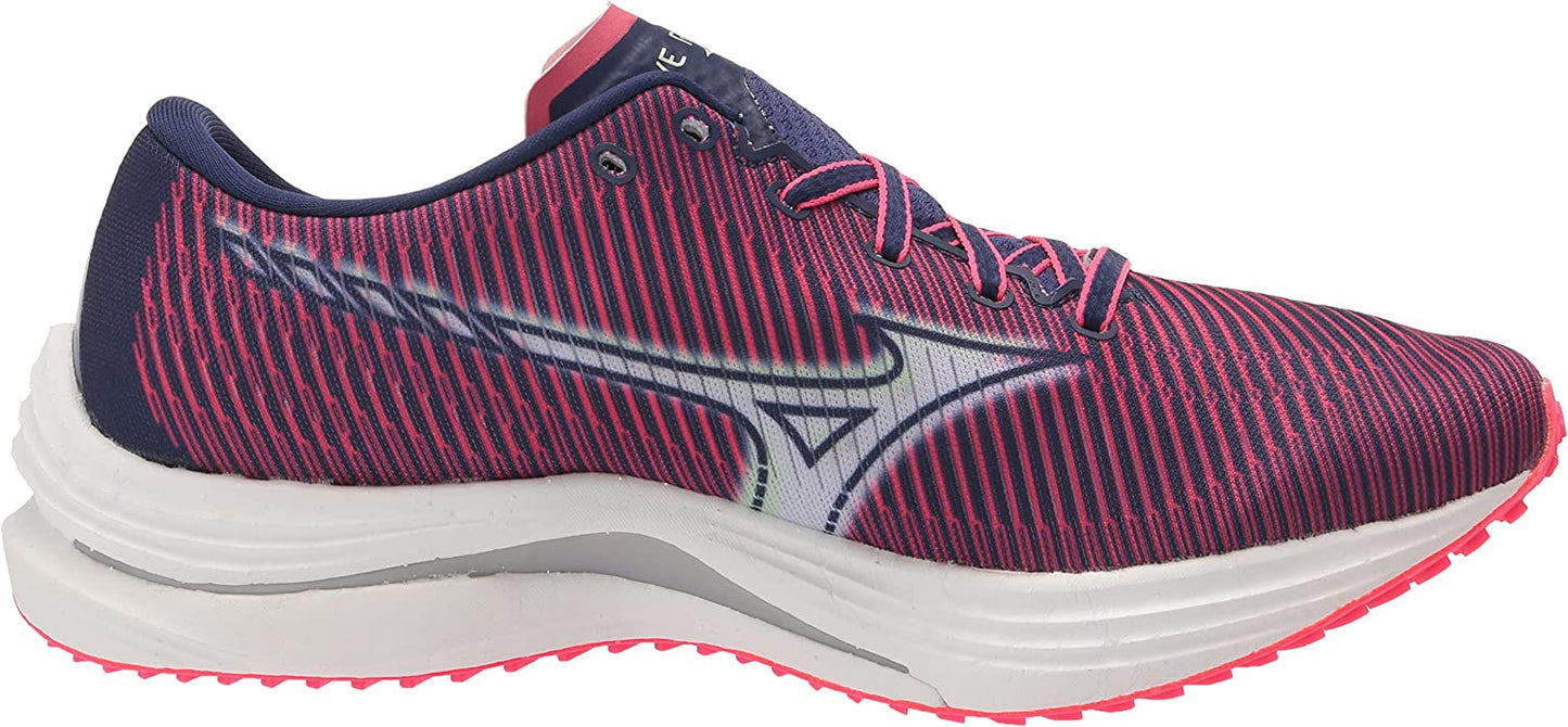 Mizuno Women's Wave Rebellion Running Shoes Diva Pink/Indigo Size 7.5 B Medium US