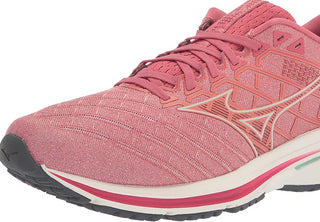 Mizuno Women's Wave Inspire 18 Running Shoes Rosette/Snow Size 6.5 B Medium US