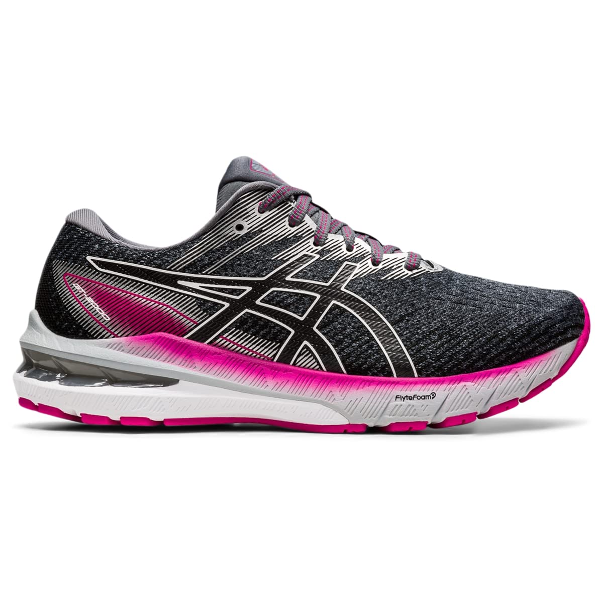 ASICS Women's GT2000 10 Running Shoes Sheet Rock/Pink Size 6 B Medium US