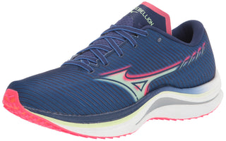 Mizuno Men's Wave Rebellion Running Shoes Blue/Paradise Pink Size 11 D Medium US