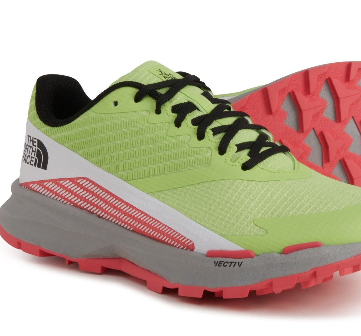 The North Face Women's Vectiv Levitum Run Shoes Green Size 10 B Medium US
