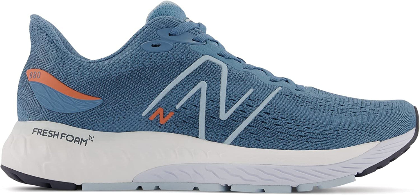 New Balance Men's X 880 V12 Running Shoes Spring Tide/Orange Size 9.5 D Medium US