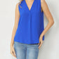 Entro - Sleeveless V-neck Top